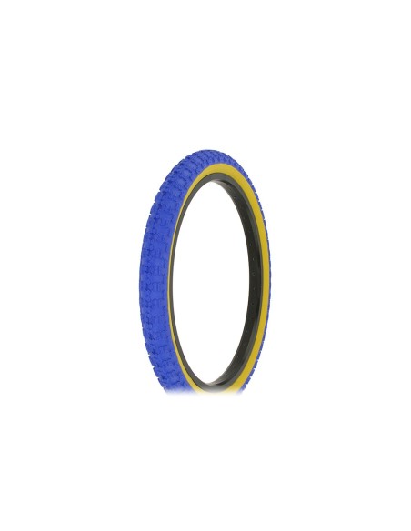 Tire 20 x 2.125 Blue/Gum Side Wall HF-143G.